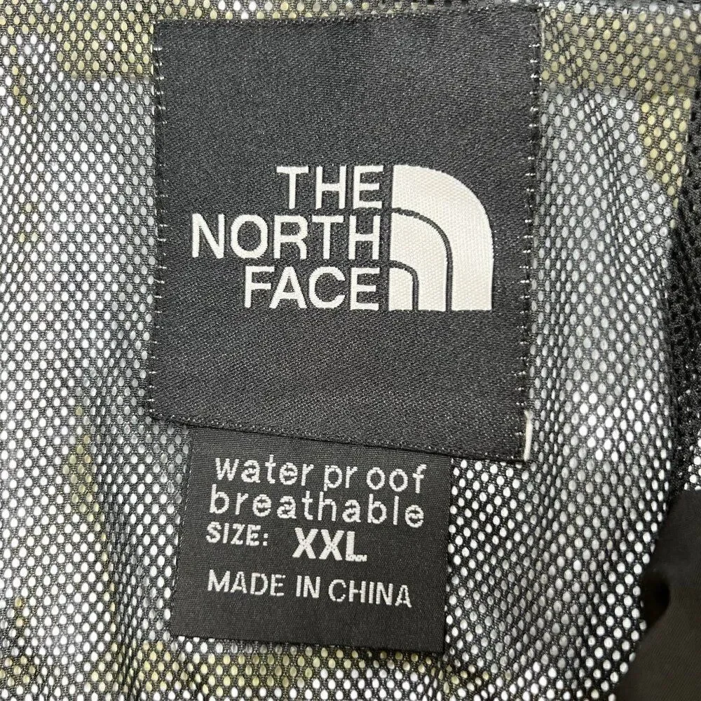 Vintage The North Face Men's Gore-Tex Waterproof Jacket Blue Outdoor Rain Sz XXL
